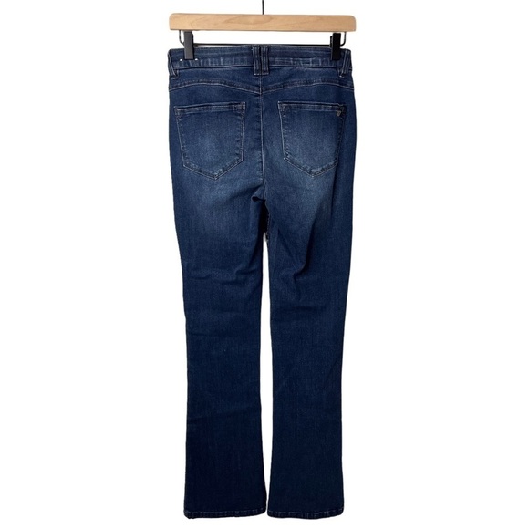 Wit & Wisdom Itty Bitty Bootcut Jeans Blue Artisanal Size 2 Split Hem L229OKEY6 - Picture 4 of 8